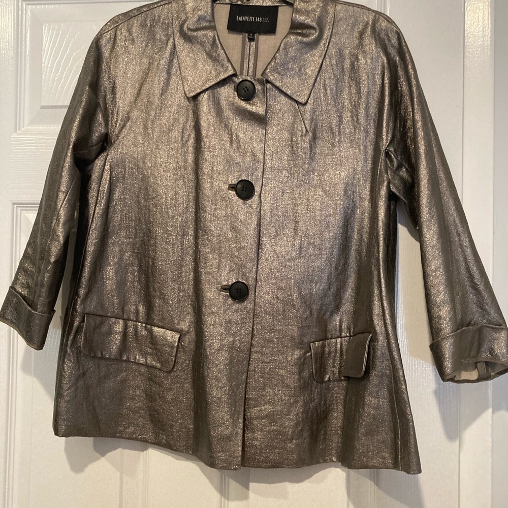 Women jackett in bronze color 3/4 sleeves